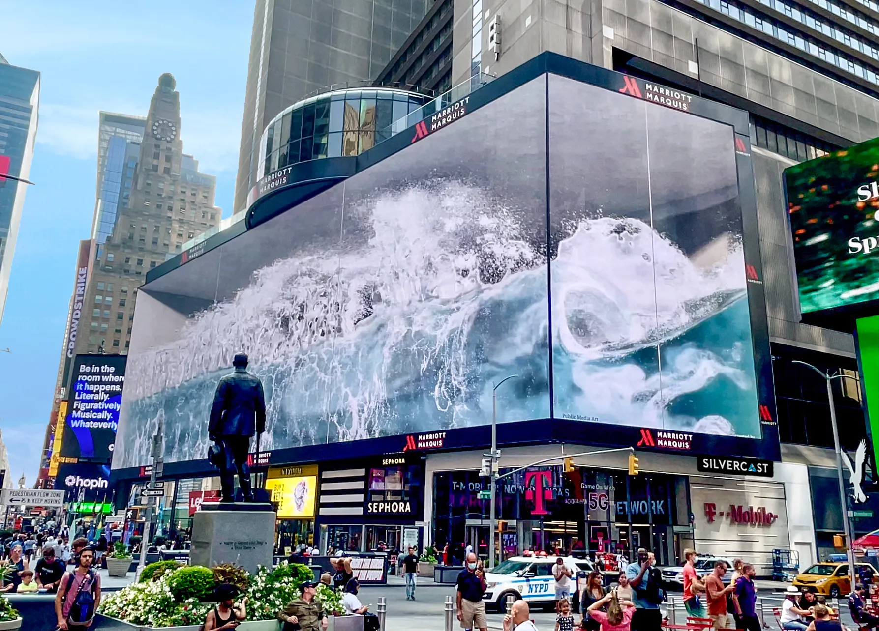 publicidad exterior en times square