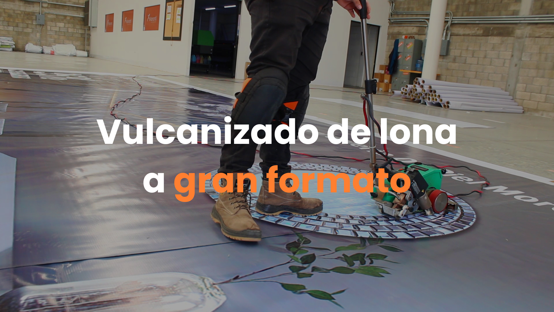 ¿Cómo se vulcaniza la lona de un anuncio espectacular?
