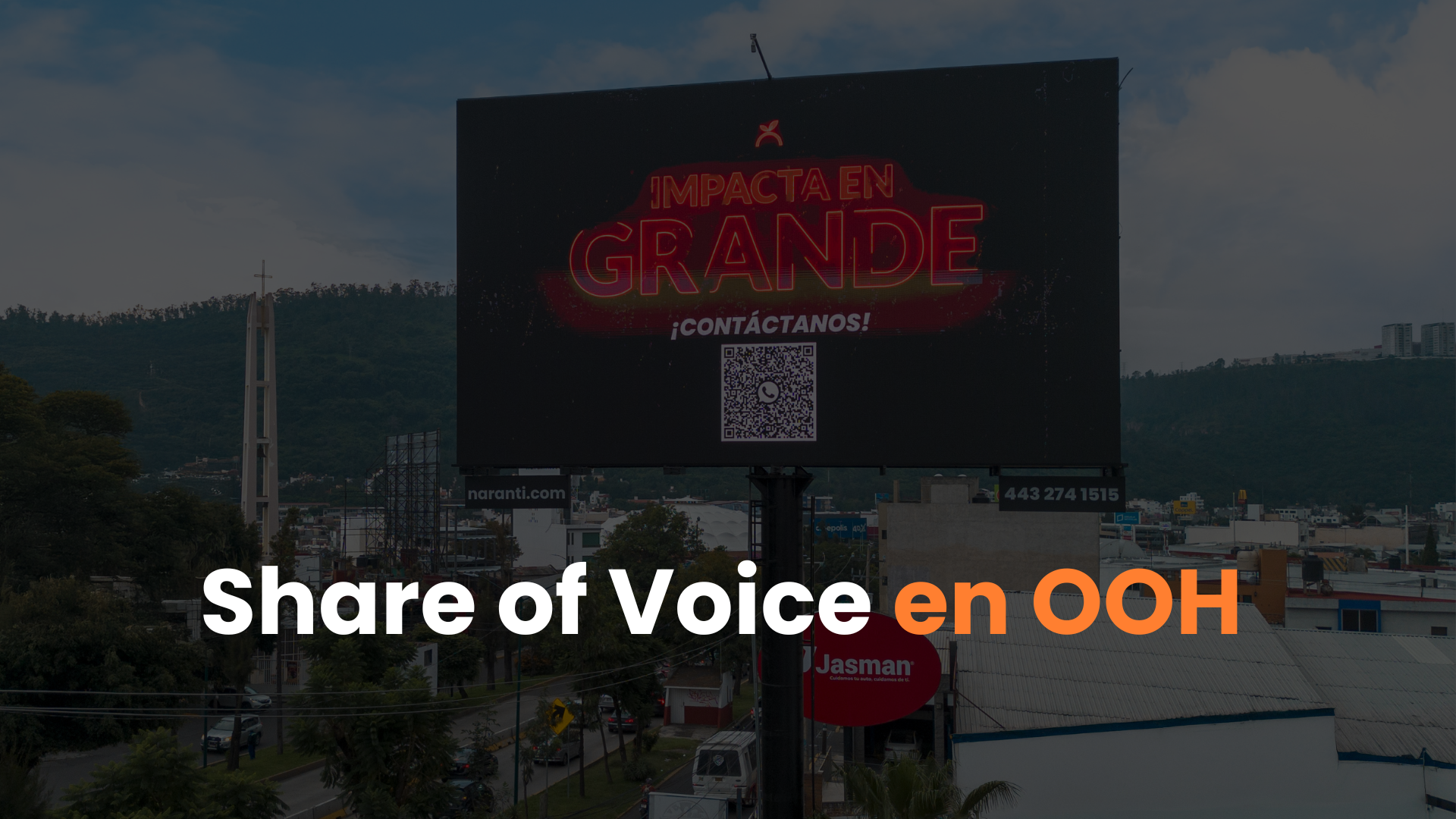 Share of Voice en OOH: cómo la presencia exterior define quién lidera la conversación en un mercado